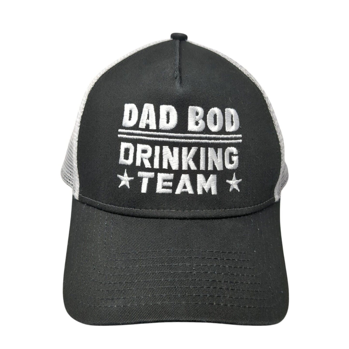 Dad Bod Drinking Team Snapback Trucker Hat Black One Size New Era