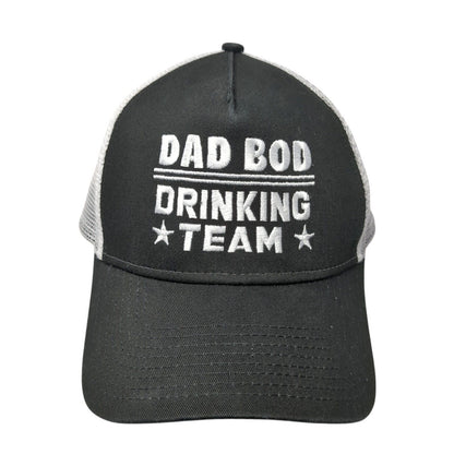 Dad Bod Drinking Team Snapback Trucker Hat Black One Size New Era