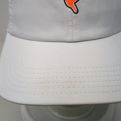 Birddogs Baseball Cap White One Size Performance Slideback Hummingbird Logo Hat