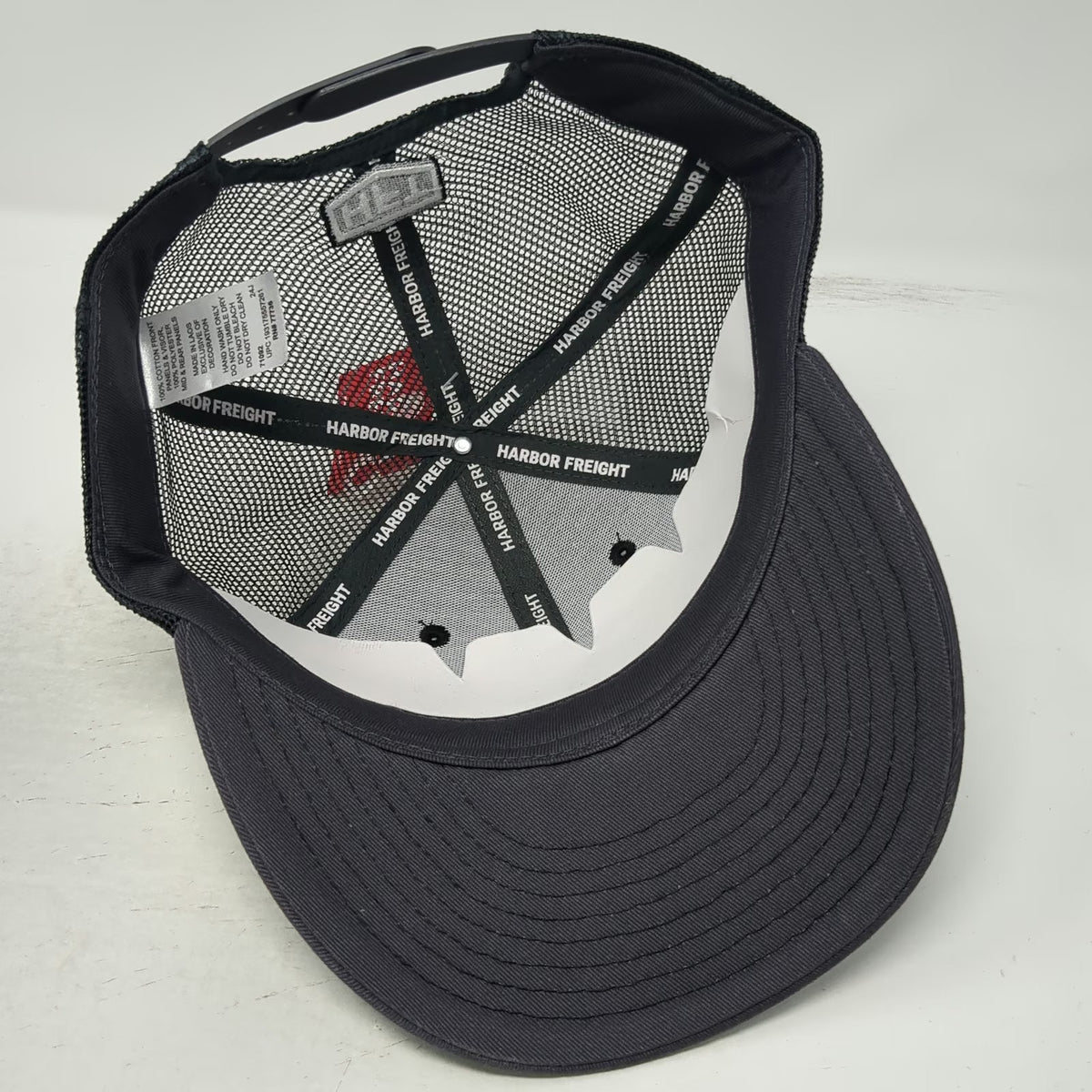 Harbor Freight Trucker Hat Gray One Size Special Edition Patch Snapback Mesh HFT