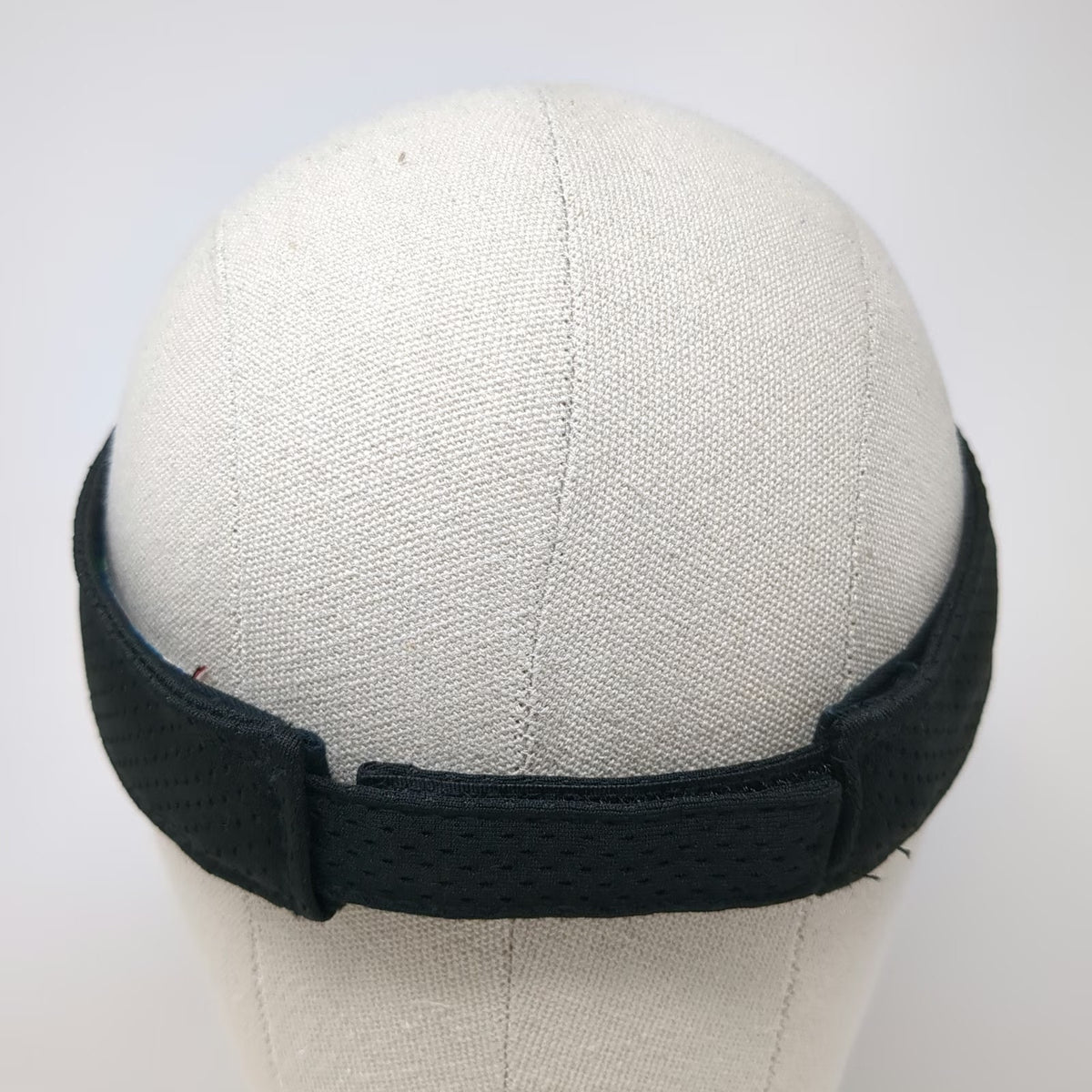 Augusta Sportswear Visor Black One Size Skull Pistons Mesh Strapback Hat Biker
