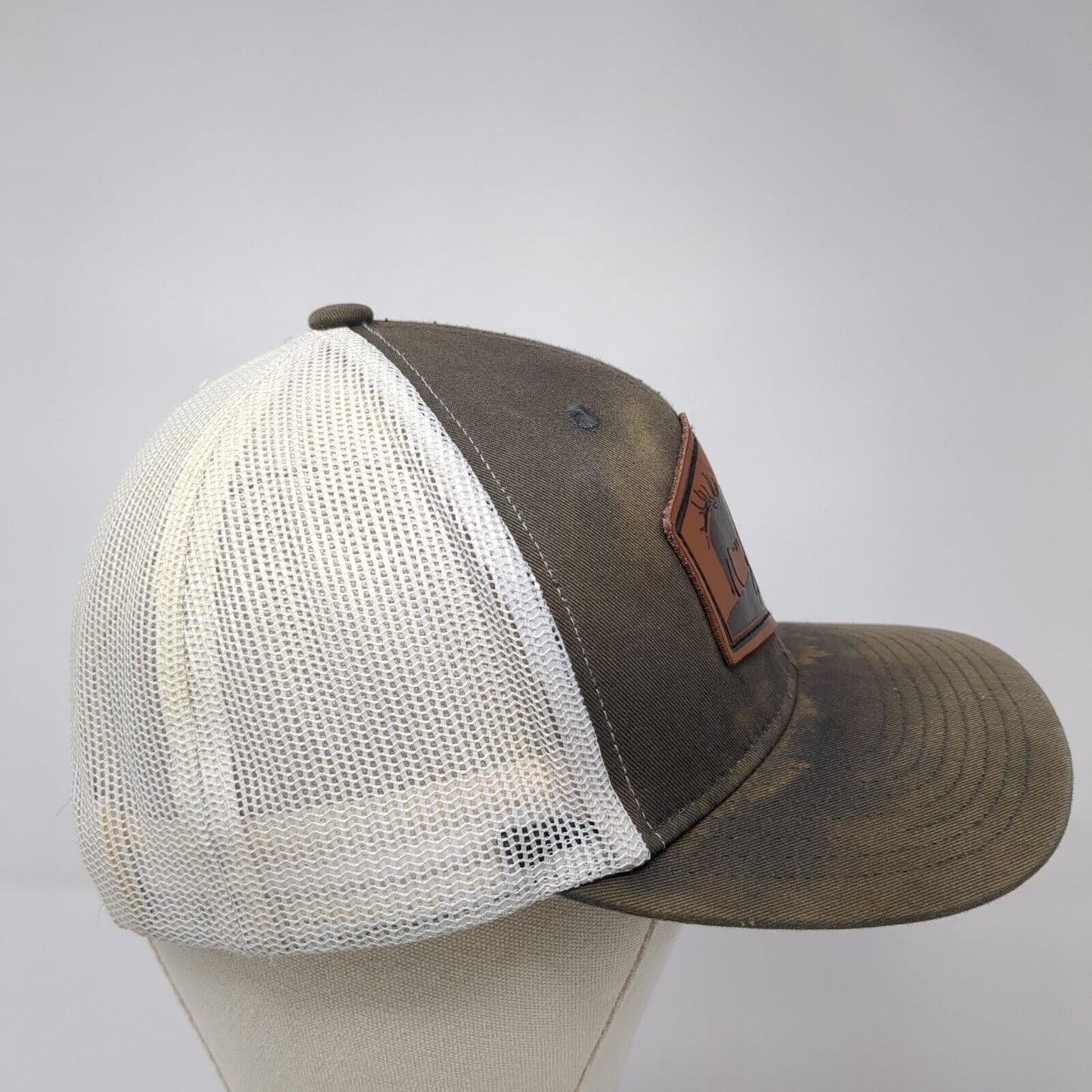 Westrek Patch Snapback Mesh Back Trucker Hat Black One Size Adjustable