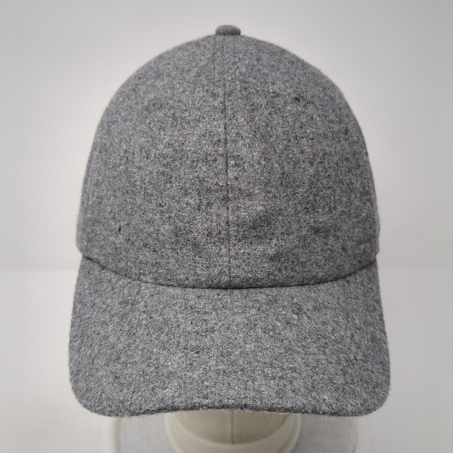 Unbranded Slideback Hat Gray One Size Adjustable Vented Holes 6 Panel Blank