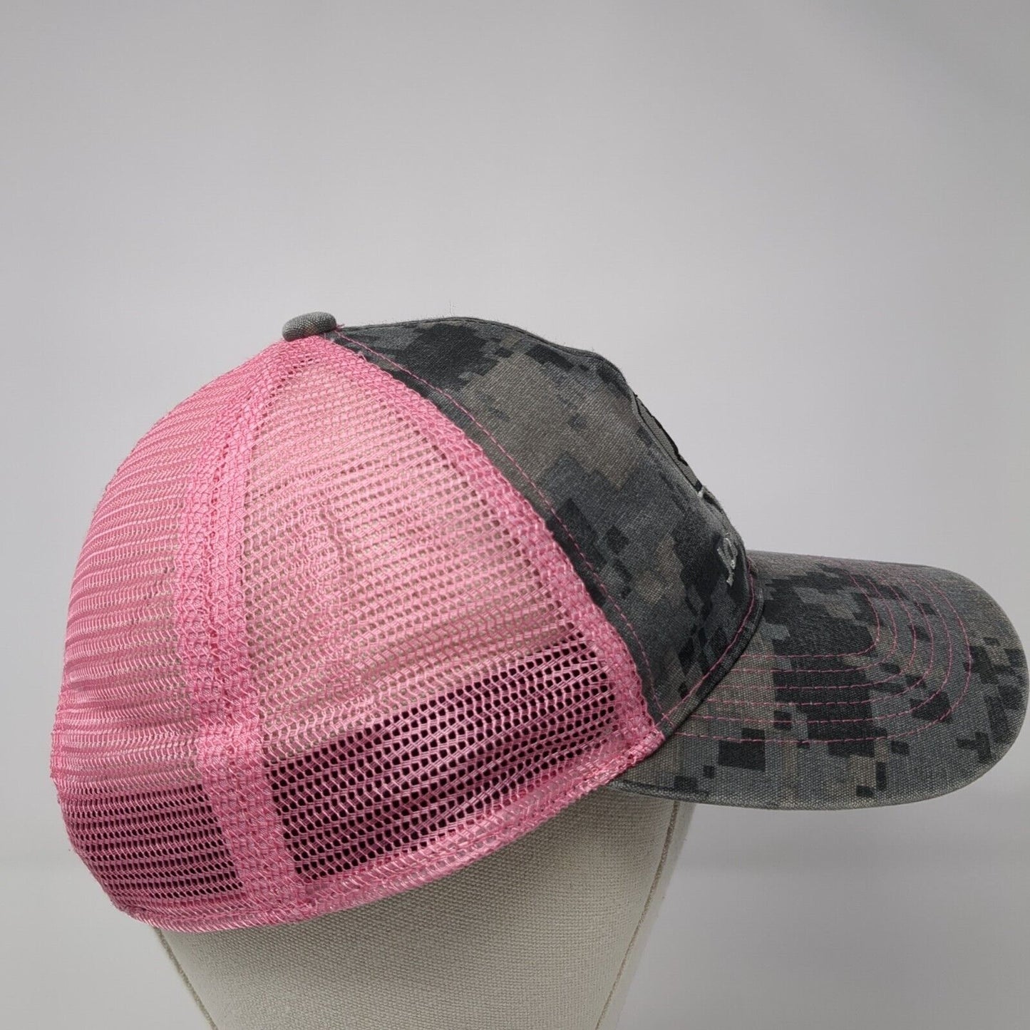 John Deere Snapback Trucker Hat Camouflage OS Adjustable Embroidered Mesh Back