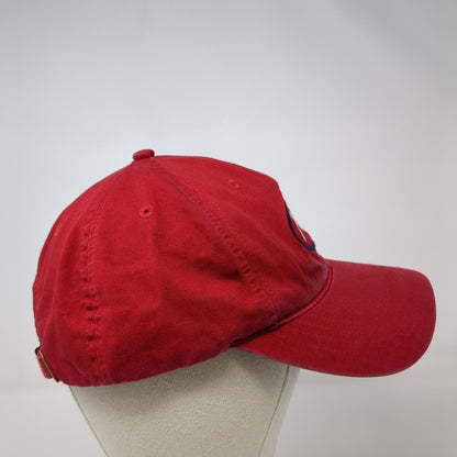 Vintage Polo Sport Ralph Lauren Slideback Hat Red Embroidered Logo 100% Cotton
