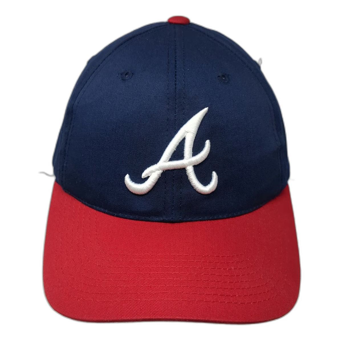 Outdoor Cap Snapback Blue Red M Atlanta Braves MLB Logo Team Fan Sports Gear Hat