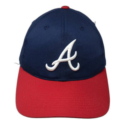 Outdoor Cap Snapback Blue Red M Atlanta Braves MLB Logo Team Fan Sports Gear Hat