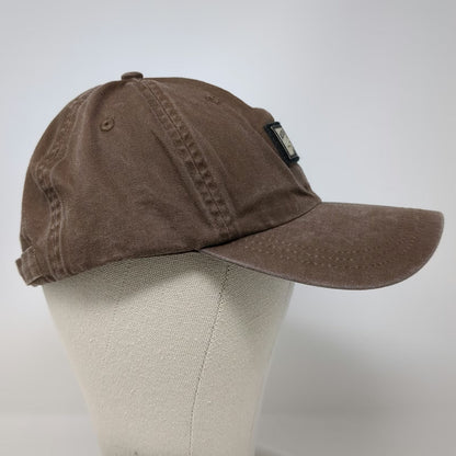 Ahead Baseball Cap Brown One Size Redfish Lake Lodge Patch Moose Sawtooth Hat