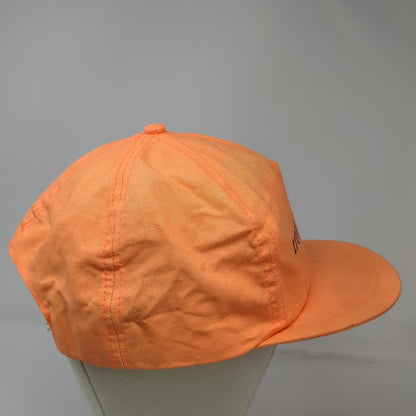 RCC INC Trucker Orange One Size Treat Me Right Snapback Flat Brim Hat USA Made