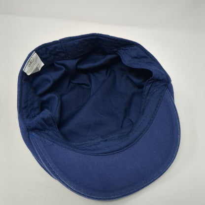 Kansas City Monarchs Flat Cap Blue One Size Solid Embroidered Outdoor