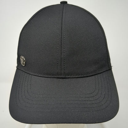 Gaiam Baseball Cap Black One Size Perforated Slideback Hat Running Athletic