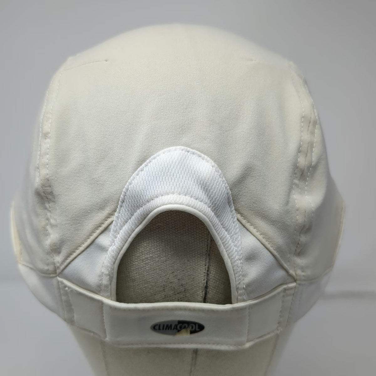 adidas Baseball Cap Beige L/XL ClimaCool Mesh Strapback Embroidered Logo hat