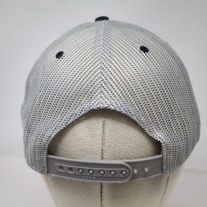 Otto Trucker Hat Black Gray One Size Steve Regan Co Logo Mesh Snapback Workwear