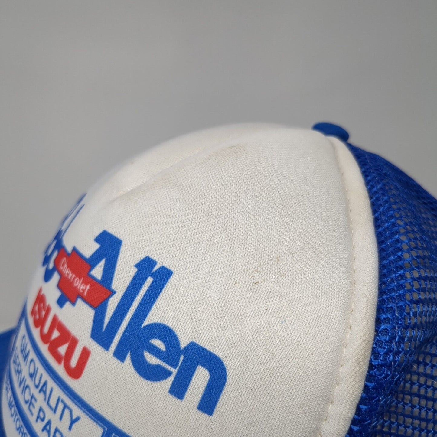 Bob Allen Chevrolet Isuzu General Motors Corporation Trucker Hat Blue OS Mesh