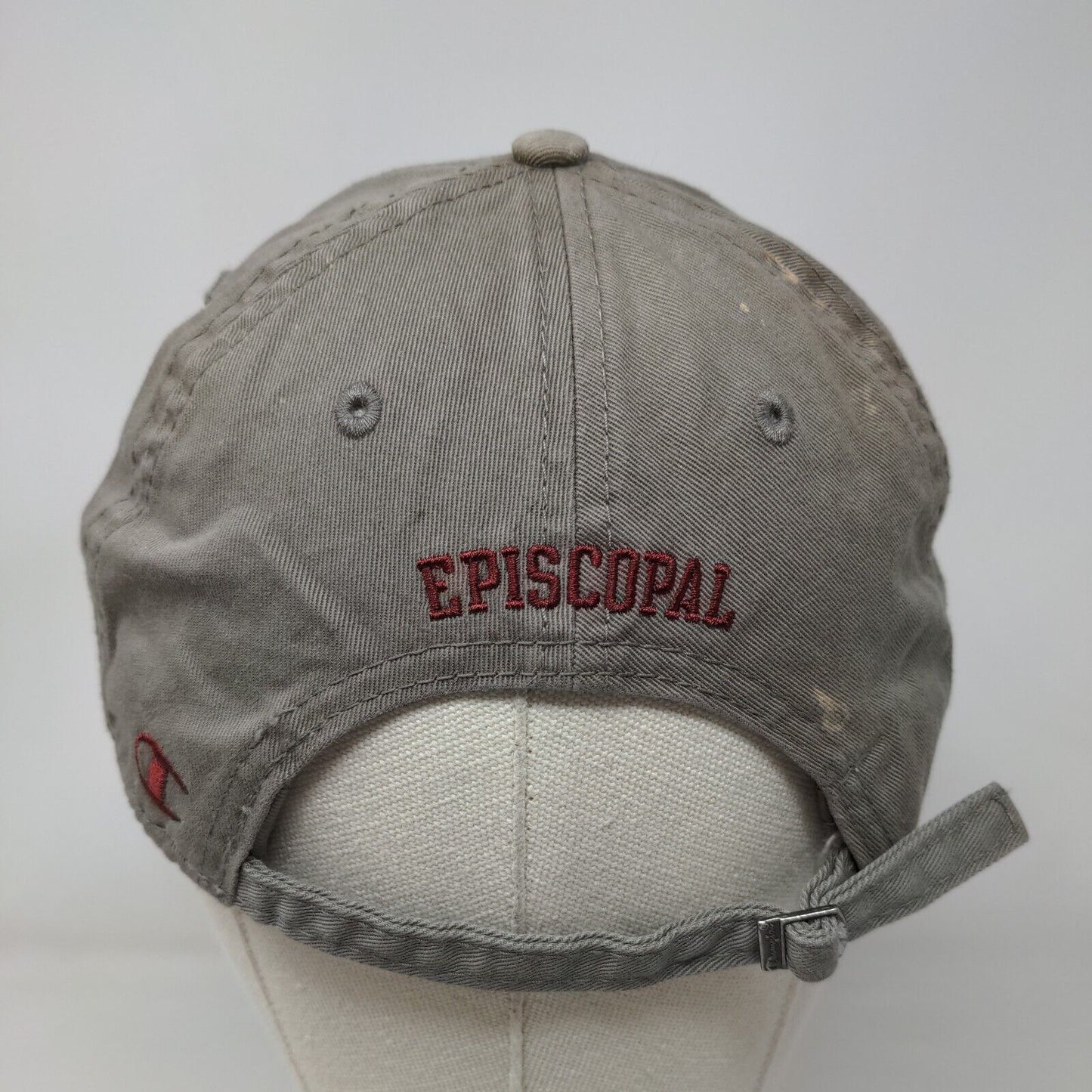 Champion Slideback Hat Episcopal Eagles 1966 Embroidered Logo Tan OSFM