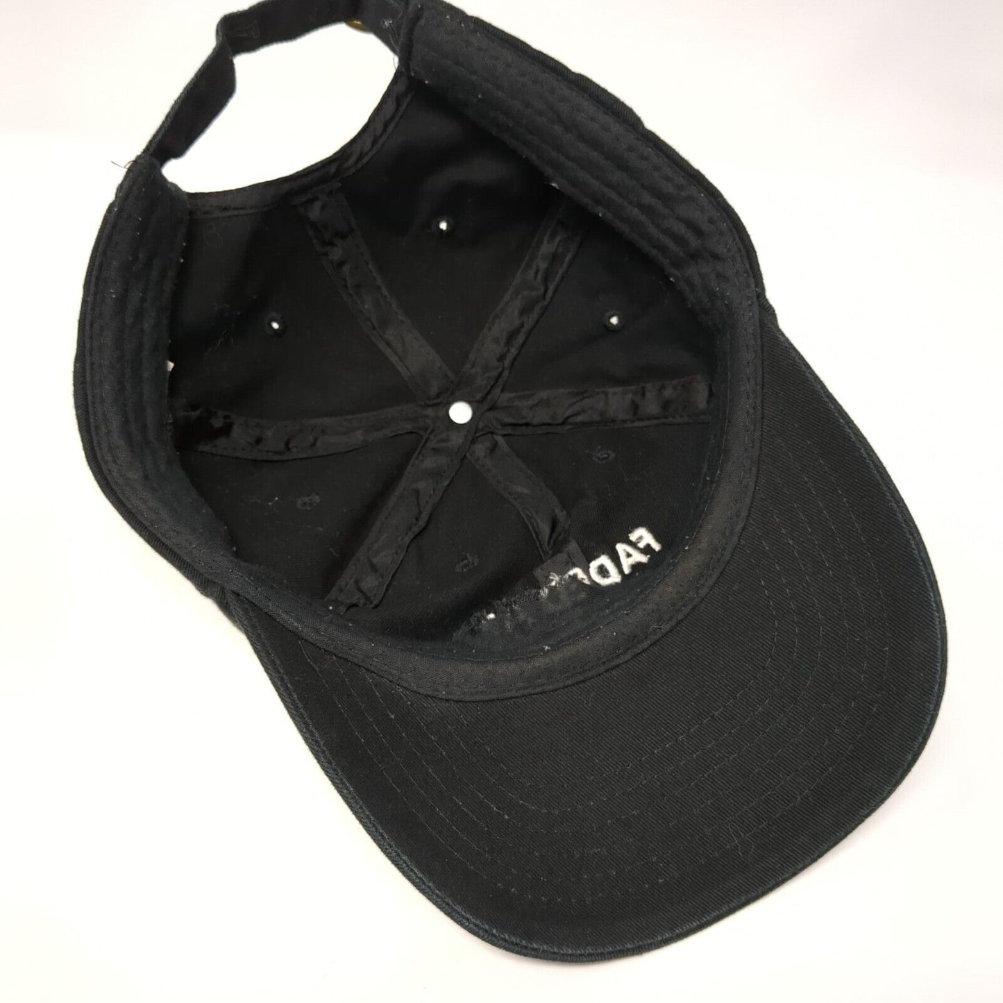 Faded AF Slideback Hat Black One Size Adjustable Embroidered 6 Panel