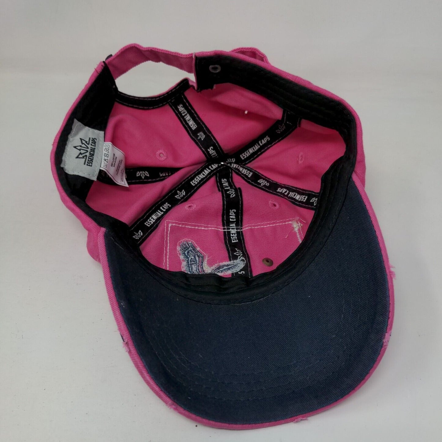 United States of America Flag Patch Slideback Hat Pink One Size Essencial Caps