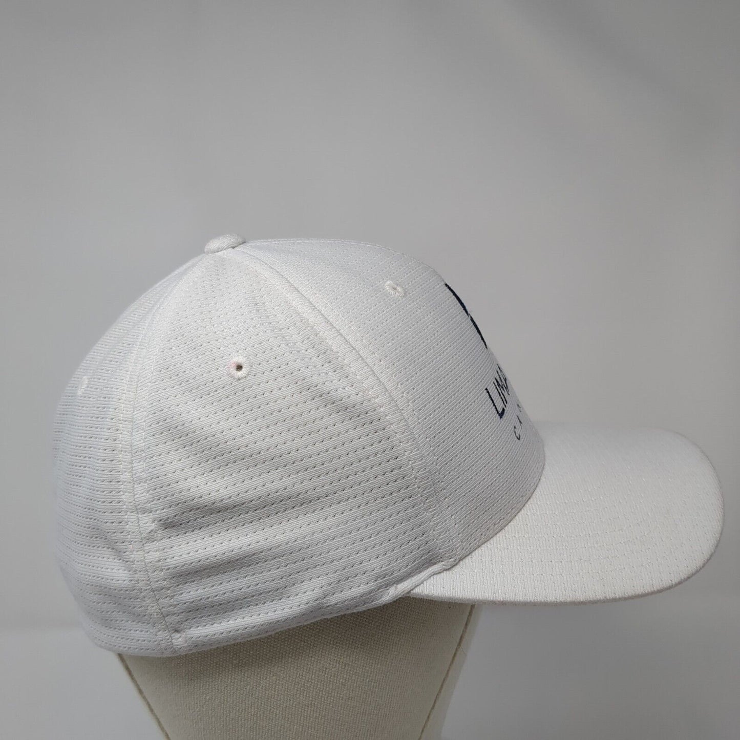 Lima One Capital Fitted Hat White L/XL Flexfit Embroidered Travis Matthew