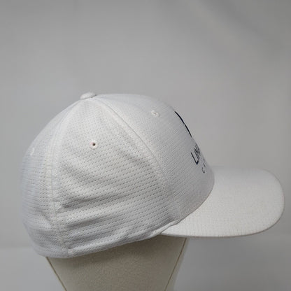 Lima One Capital Fitted Hat White L/XL Flexfit Embroidered Travis Matthew