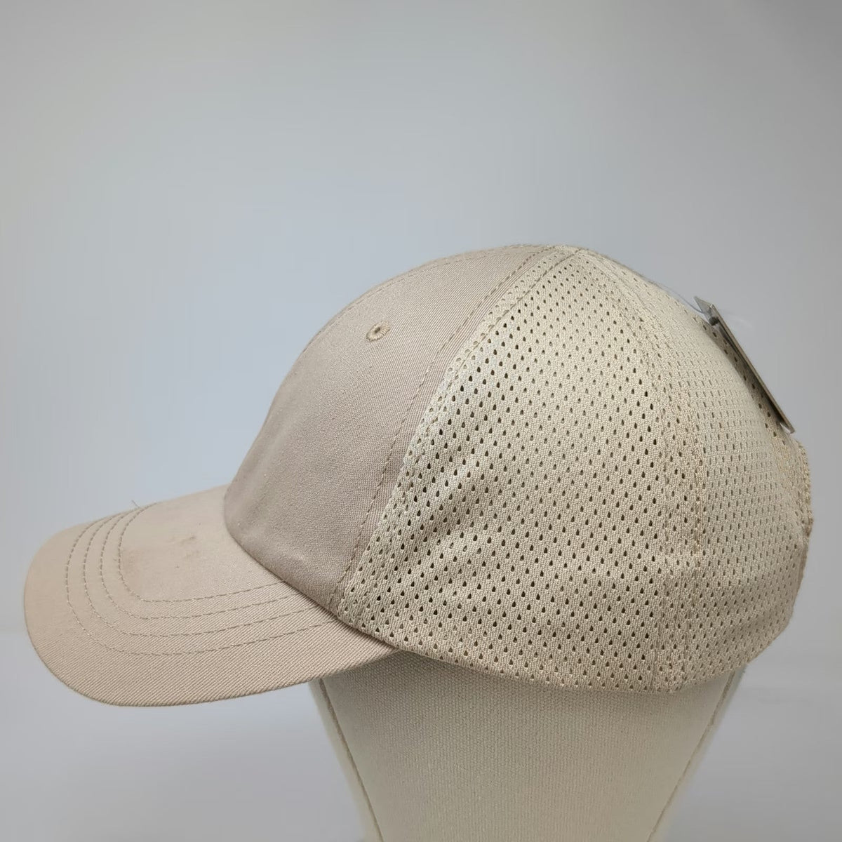 Rothco Baseball Cap Beige One Size Mesh Back Strapback Hat Blank Plain Tactical