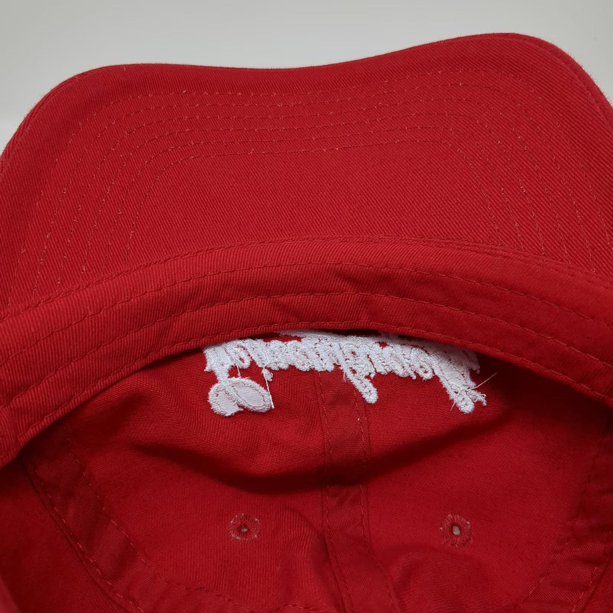 Leinenkugel's Baseball Cap Red One Size Cotton Slideback Script Logo Hat