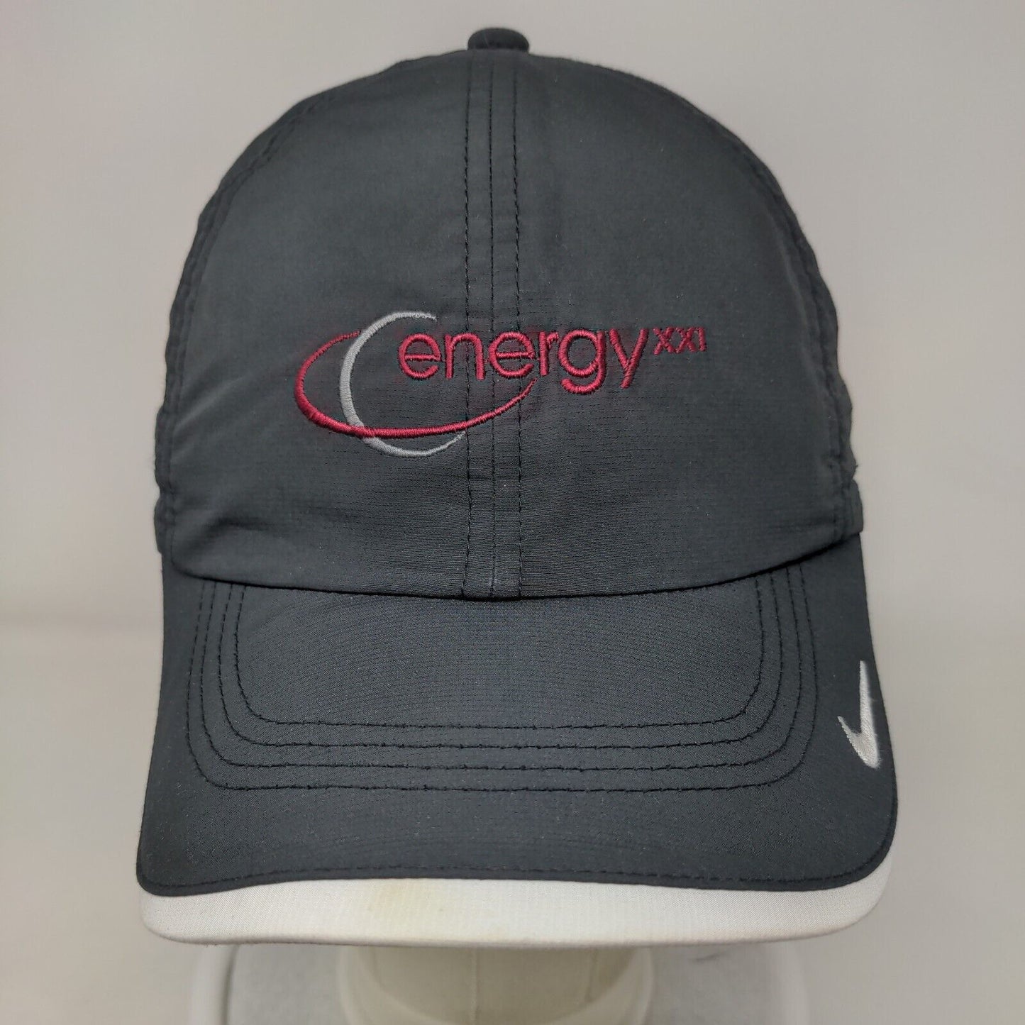 Energy XXI Strapback Hat Black OSFM Embroidered Nike Golf Adjustable