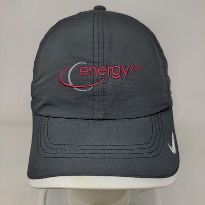 Energy XXI Strapback Hat Black OSFM Embroidered Nike Golf Adjustable