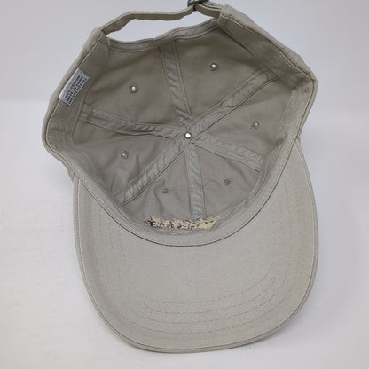 Bud Sports Productions Baseball Cap Beige One Size Adjustable Embroidered Cotton
