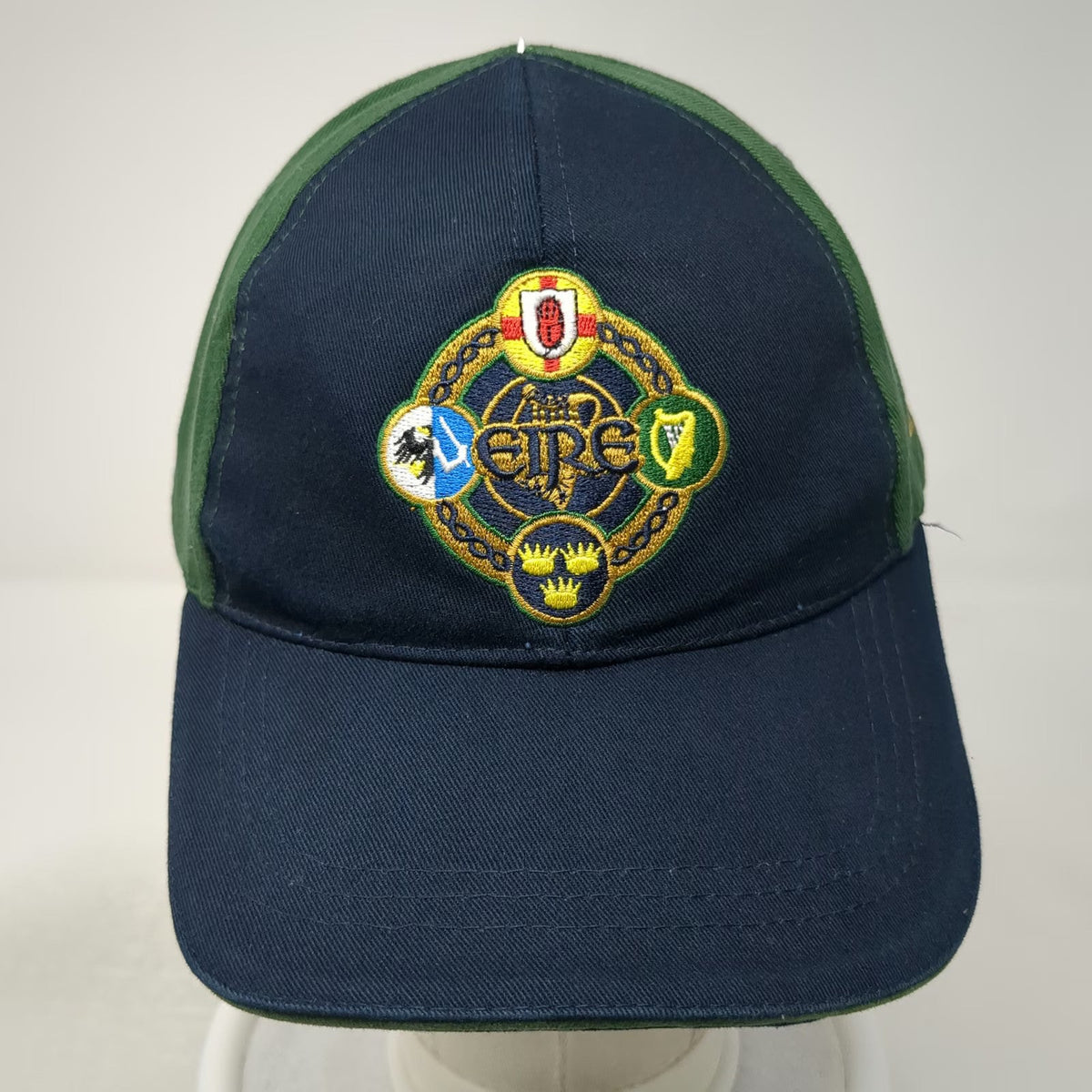 Lansdowne GAA Eire Crest Baseball Cap Blue Green One Size Hat Irish Provinces