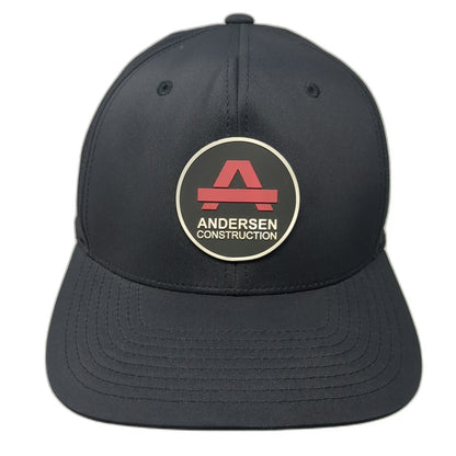 Branded Bills Andersen Construction Trucker Hat Black One Size Snapback Flexfit