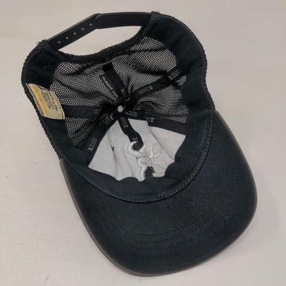 Browning Snapback Mesh Back Trucker Hat Gray One Size Embroidered Logo