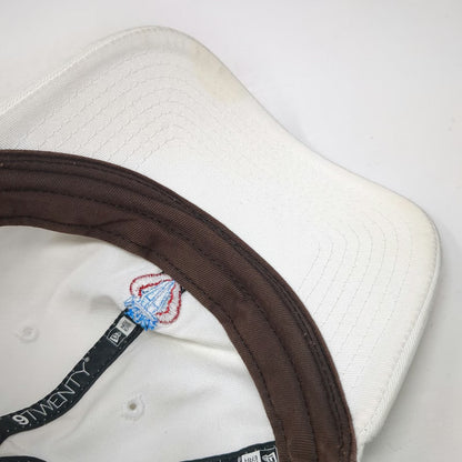 New Era Baseball Cap White One Size Slideback 9TWENTY Heart Diamond Logo Hat