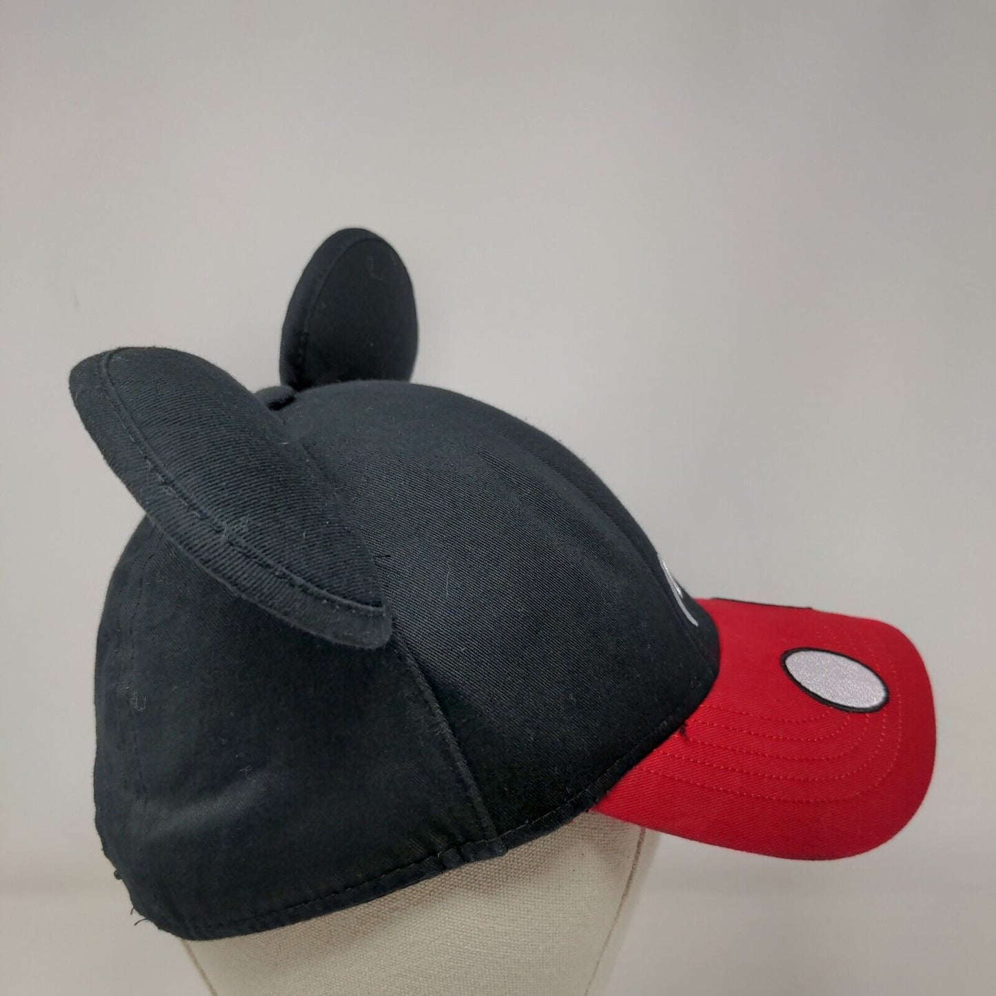 Mickey Mouse Ears Snapback Hat Multicolor One Size Adjustable Embroidered Disney