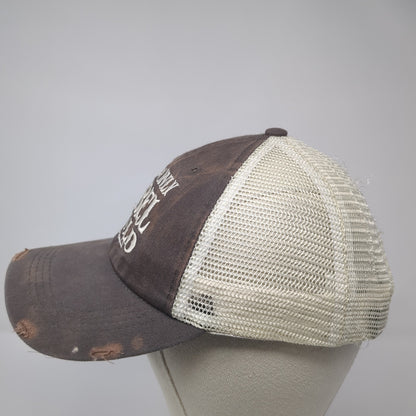 One And Only Rebel Child Strapback Trucker Hat Gray One Size Junk Gypsy