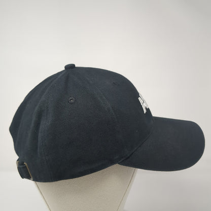 ABB Slideback Hat Black One Size Adjustable Embroidered 6 Panel Outdoor