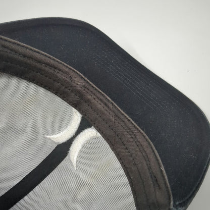 Hurley Trucker Hat Black One Size Mesh Snapback Embroidered Logo Surf Skate