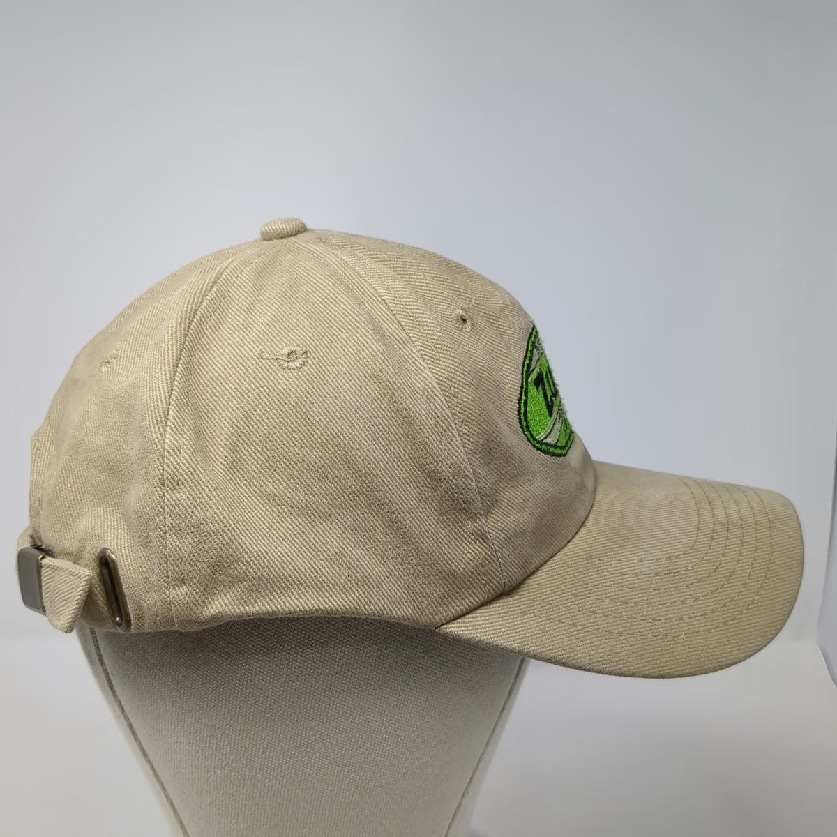 ATT HEADWEAR Baseball Cap Beige One Size Tribal Zuka Brand Juice Logo Curved Hat