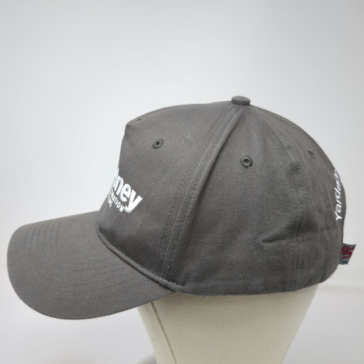 The Hat Source 5 Panel Gray One Size Yardney Water Filtration Strapback Hat
