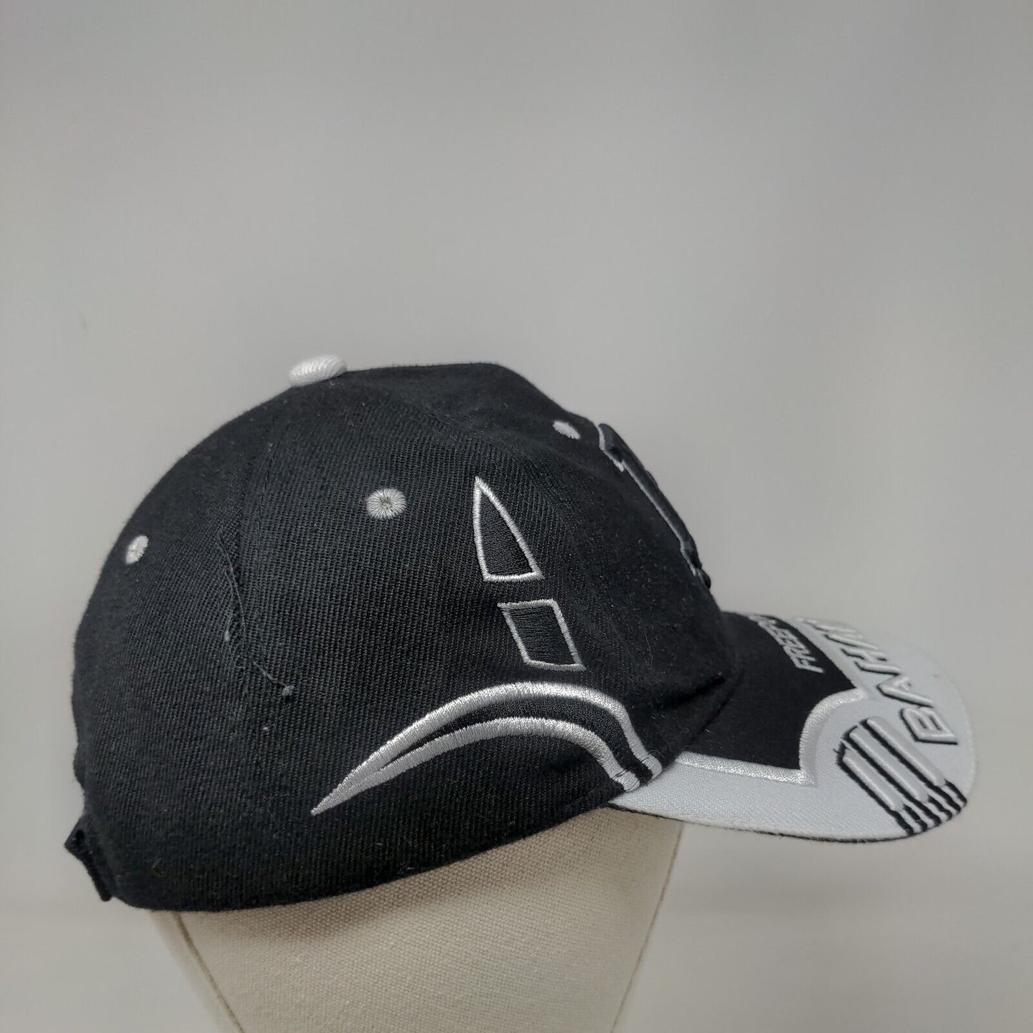 Freeport Bahamas Strapback Hat Black Embroidered Logo Adjustable
