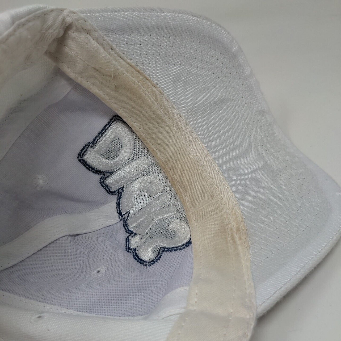 Dick's Last Resort Strapback Hat White One Size Embroidered Size Does Matter