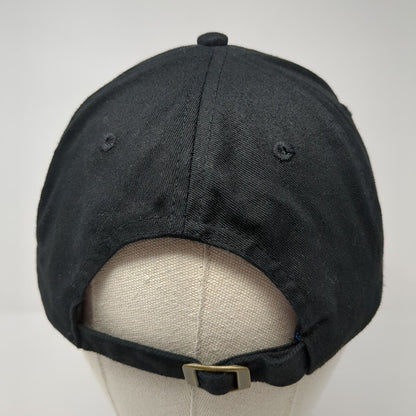 US Ecology Slideback Hat Black One Size Adjustable Embroidered 6 Panel Otto