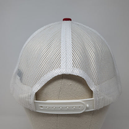ZOA Energy Trucker Hat Red One Size Adjustable Mesh Back Port Authority
