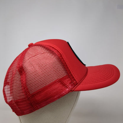 Ninkasi Brewing Snapback Trucker Hat Red OSFM Adjustable Mesh Back Rope Otto