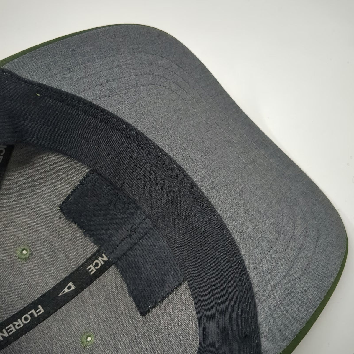 Florence Trucker Hat Green Camo One Size Hawaii Patch Perforated Snapback
