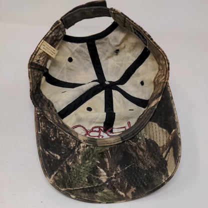 HEYBO Strapback Hat Camouflage One Size Adjustable Embroidered 6 Panel Cotton
