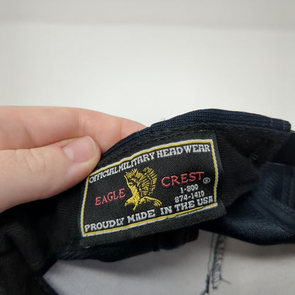 USS Oriskany CV-34 Snapback Hat Blue One Size Solid Embroidered Patch