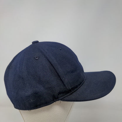KB Ethos Fitted Hat Blue 7 3/8 Large Breathable Vented Holes 6 Panel Blank