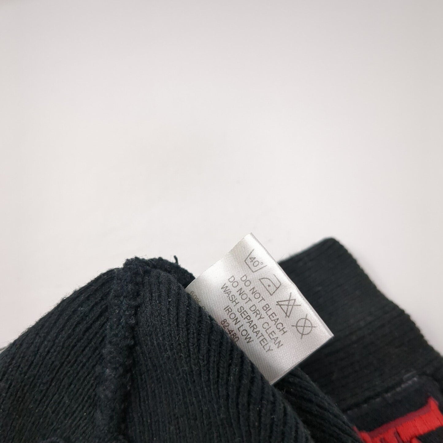 Barts Electric Knit Beanie Hat Black One Size Solid Embroidered Otto