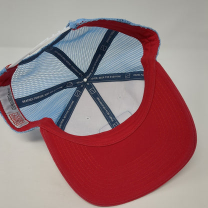 Public Coast Brewing Co Snapback Trucker Hat Multi One Size Adjustable Mesh Back