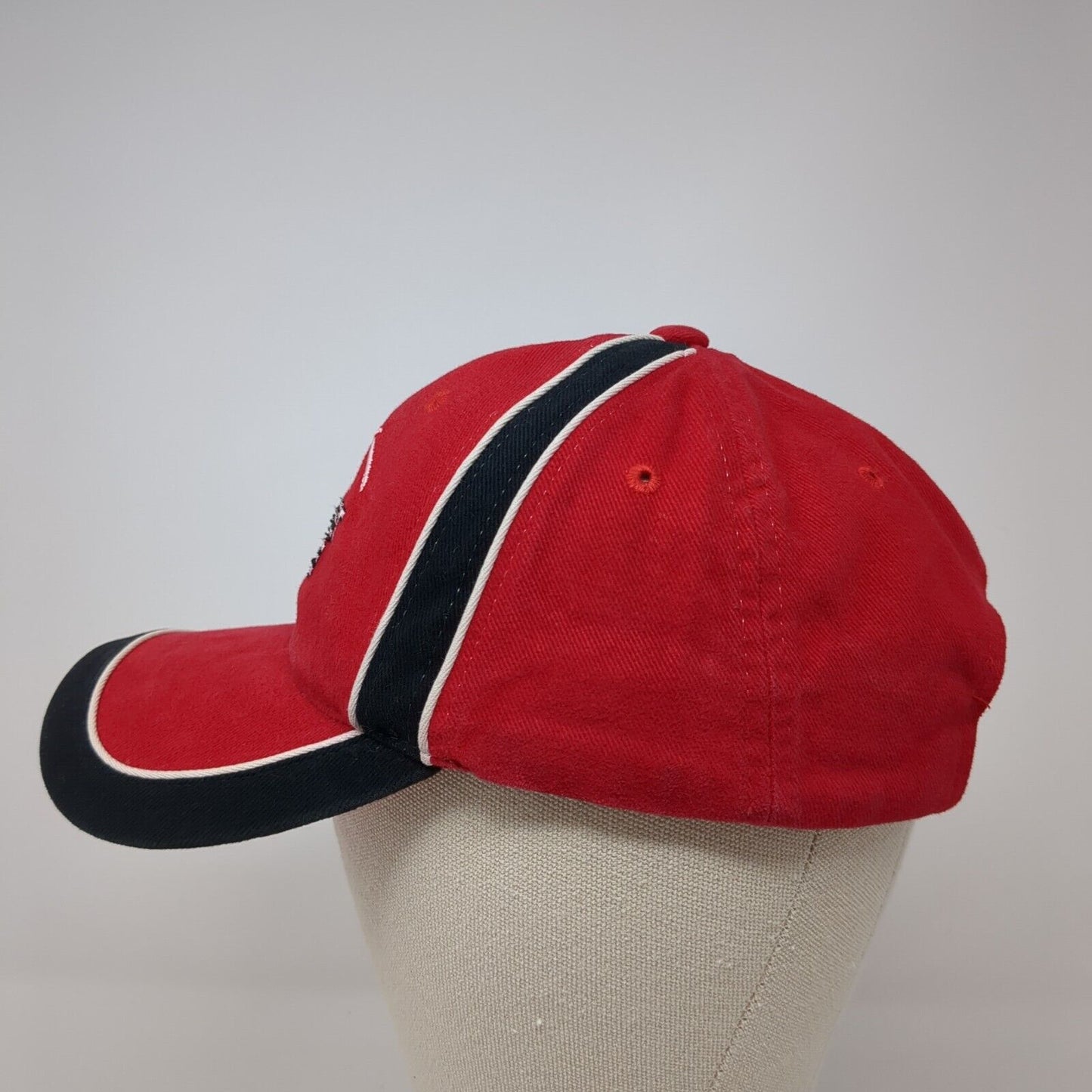 Pioneer Elite Strapback Hat Red One Size Adjustable Embroidered Sportsman